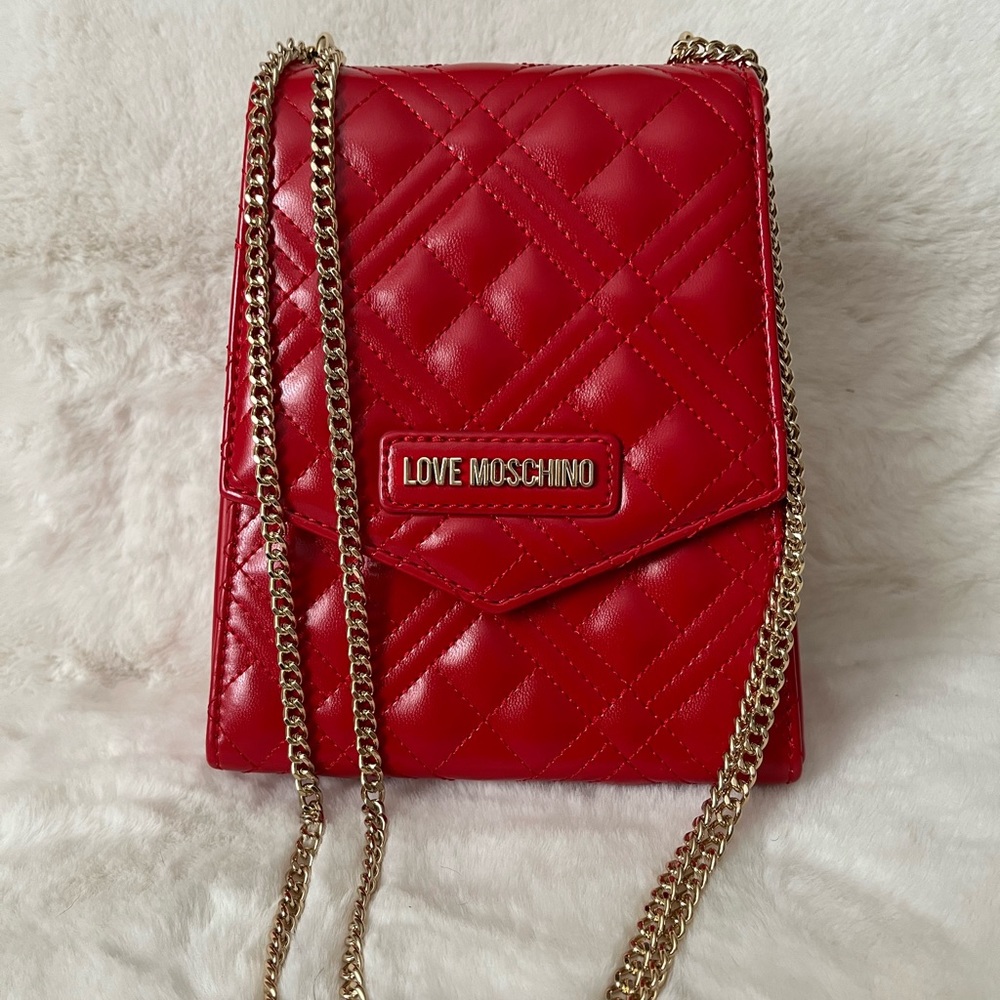 Love Moschino Red Handbag